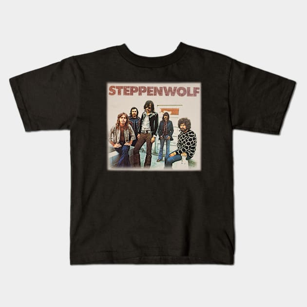 STEPPENWOLF BAND NEW NATURAL COLOUR Kids T-Shirt by chancgrantc@gmail.com